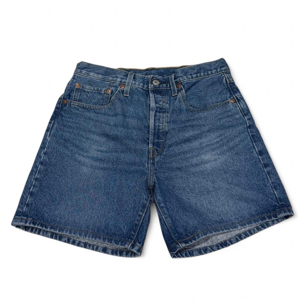 levi’s 501 blue denim shorts ♡